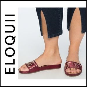 NWT ELOQUII "Resist" Slip-on Sandal